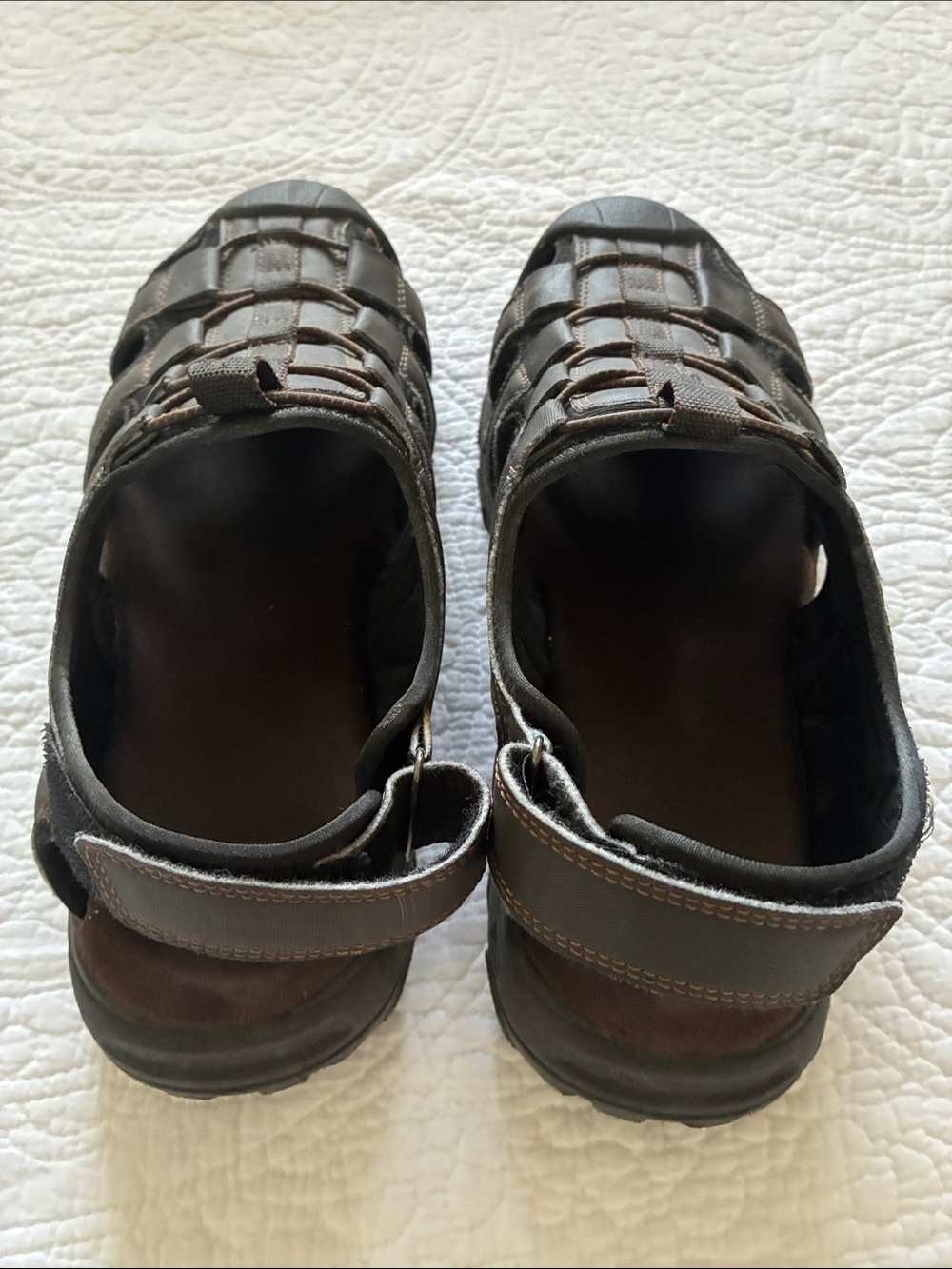 Skechers Men's Brown Strappy Fisherman Sandals - Picture 4 of 5